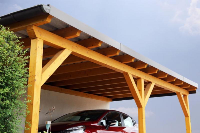 Carport en bois &agrave; &Eacute;talans : bien choisir votre abri v&eacute;hicule